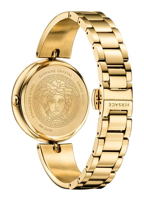 gold Versace watch women